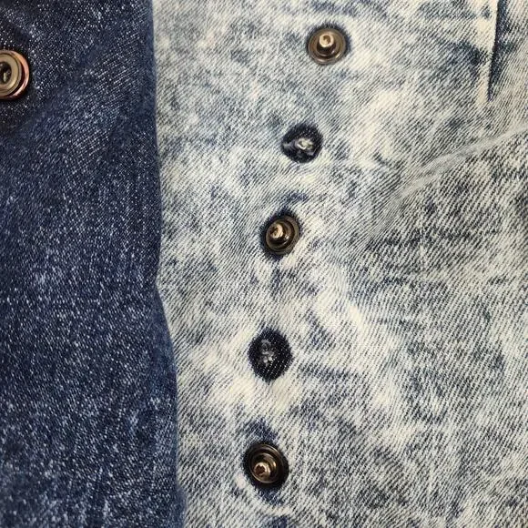 Retrofete Willa Skirt in Light Blue Acid Size Medium Button - Picture 10 of 10